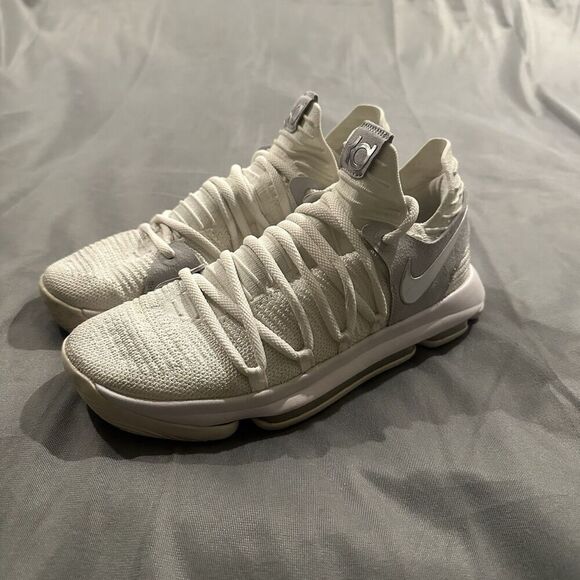 Nike Kevin Durant 10 Still KD Basketball Sneakers Mens 8.5 White 897815-100 Low main image 16